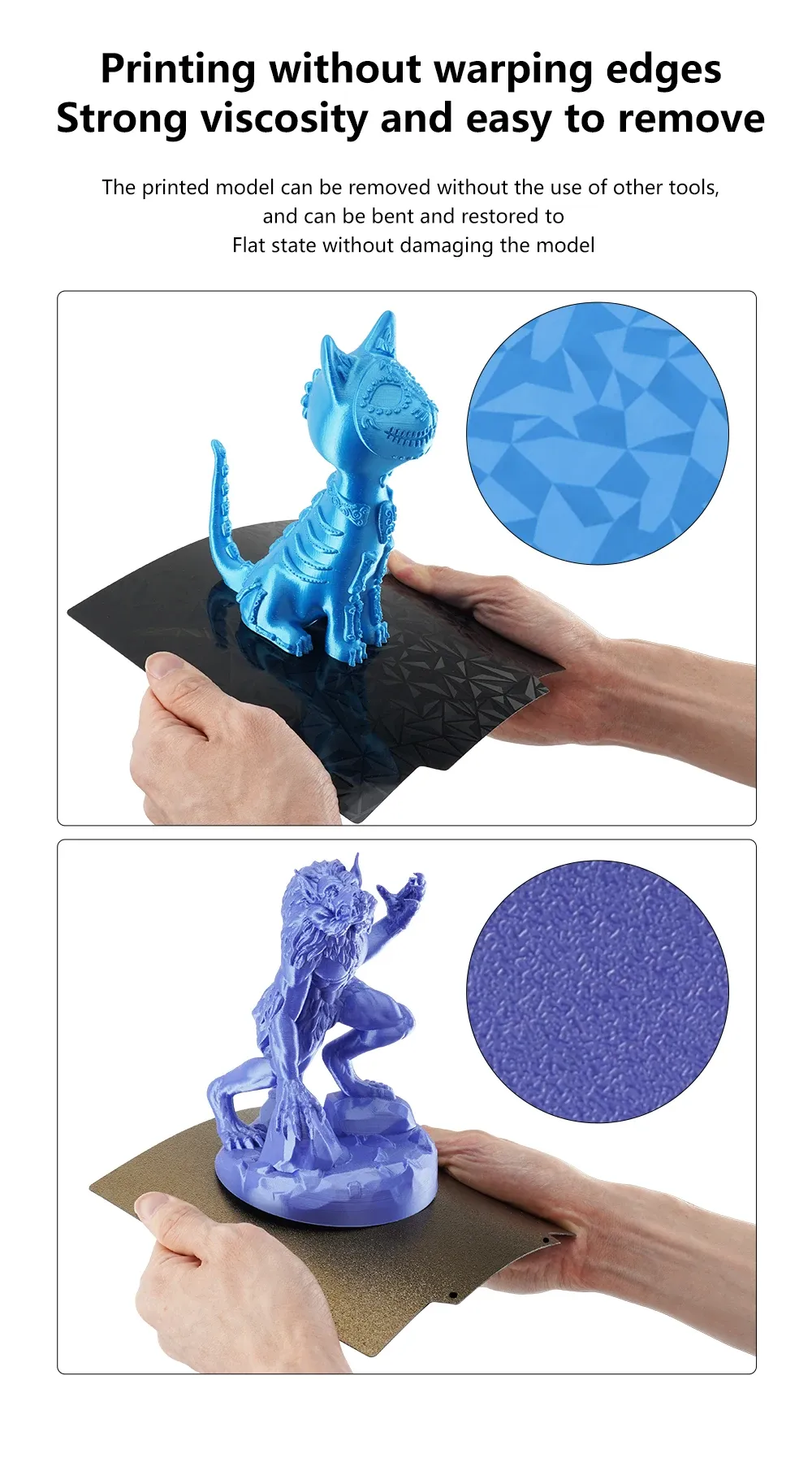 PEI Blatt 235x235mm magnetisch flexibel für Ender Neptune