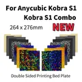 PEI Blatt 264x276mm für Anycubic Kobra S1 doppelseitig – 1