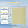 PEI Honeycomb Sheet 220mm bis 315mm für Bambu Lab Drucker – Farbe 310x315mm