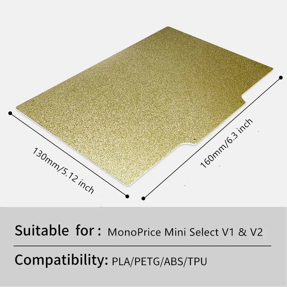 PEI Platte 160x130mm doppelseitig strukturiert magnetisch flexibel