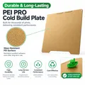 PEI PRO Kaltbauplatte 270mm bis 325mm für PLA PETG ABS – 5