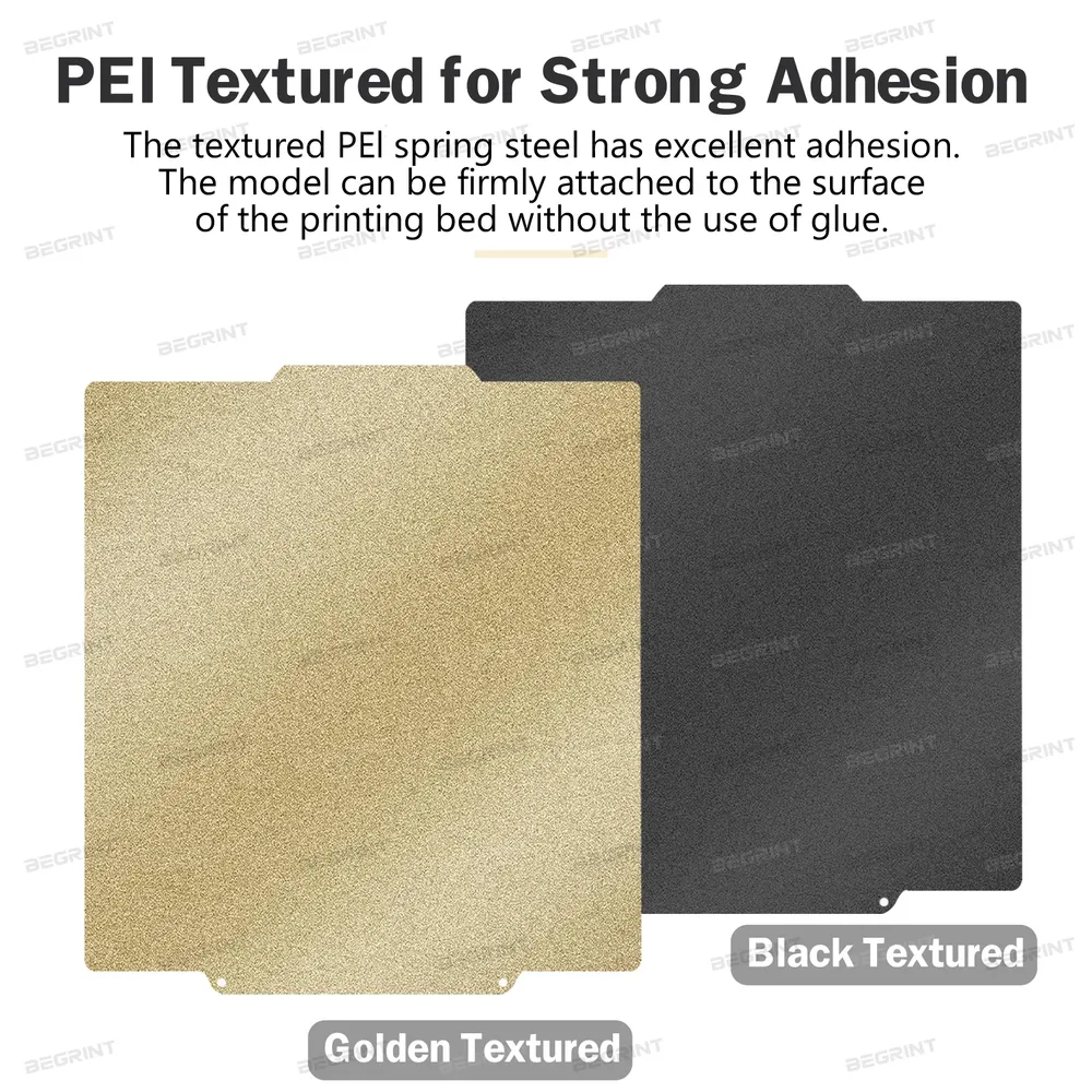 PEI Texturierte Druckplatte 266x270mm doppelseitig flexibel