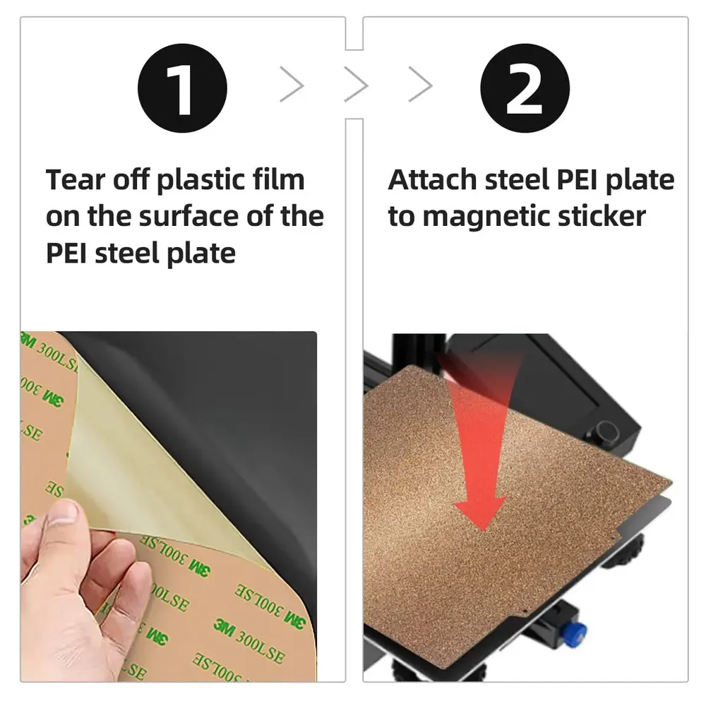 PEO PEI Magnetheizbett 235x235mm für Creality K1C K1