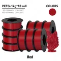PETG Filament 1,75 mm gute Zähigkeit 1 kg 5 Rollen – Farbe 10KG Red