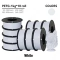 PETG Filament 1,75 mm gute Zähigkeit 1 kg 5 Rollen – Farbe 10KG White