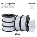PETG Filament 1,75 mm gute Zähigkeit 1 kg 5 Rollen – Farbe 5KG White