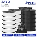 PETG Filament 1,75 mm hochfest blasenfrei 5,5 kg 11 kg 22 kg – Farbe PETG-10BK10WT