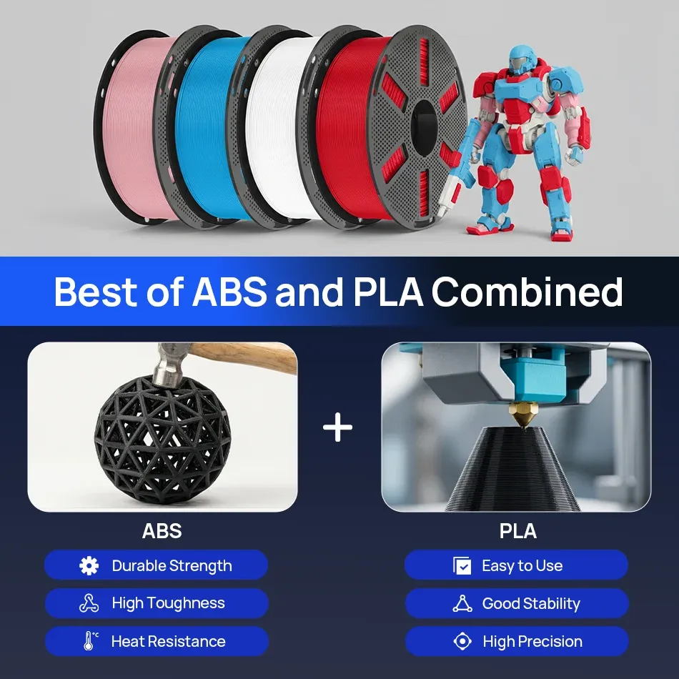 PETG Filament 1,75 mm hohe Zähigkeit geringe Fadenbildung 1,1 kg
