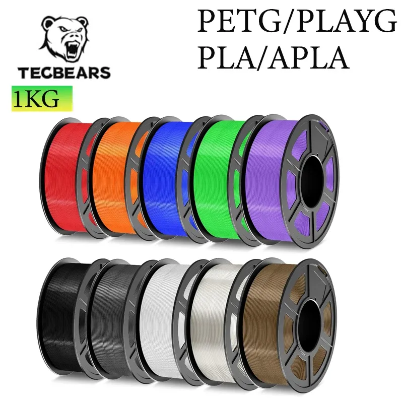 PETG Filament 1,75 mm starke Zähigkeit Maßgenauigkeit 1 kg