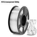 PETG Filament 1,75 mm transparent starke Zähigkeit 200 g bis 1 kg – Farbe transparent 1000g