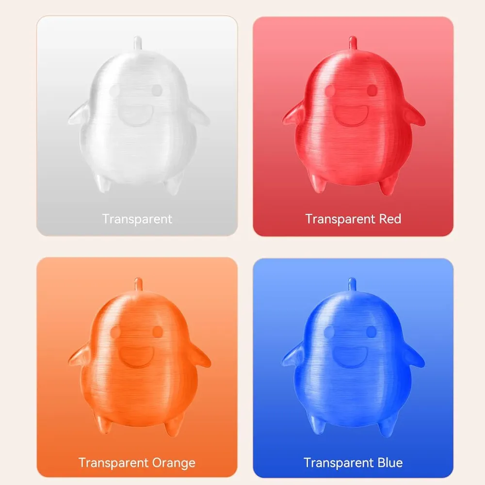 PETG Filament 1,75 mm transparent starke Zähigkeit 200 g bis 1 kg