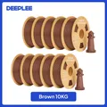PETG Filament 1,75mm 5kg 10kg FDM 3D-Drucker – Farbe Brown 10kg
