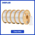 PETG Filament 1,75mm 5kg 10kg FDM 3D-Drucker – Farbe Clear 5kg