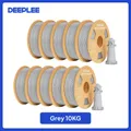 PETG Filament 1,75mm 5kg 10kg FDM 3D-Drucker – Farbe Grey 10kg