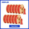 PETG Filament 1,75mm 5kg 10kg FDM 3D-Drucker – Farbe Red 10kg