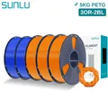 PETG Filament 1,75mm 5kg Ordentlich gewickelt Hohe Zähigkeit – Farbe 3KG OR 2KG BL