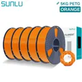 PETG Filament 1,75mm 5kg Ordentlich gewickelt Hohe Zähigkeit – Farbe 5KG Orange