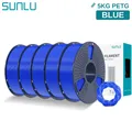 PETG Filament 1,75mm 5kg Ordentlich gewickelt Hohe Zähigkeit – Farbe 5KG Blue