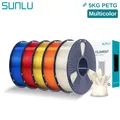 PETG Filament 1,75mm 5kg Ordentlich gewickelt Hohe Zähigkeit – Farbe 5KG CL Mix Colors 1