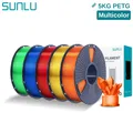 PETG Filament 1,75mm 5kg Ordentlich gewickelt Hohe Zähigkeit – Farbe 5KG CL Mix Colors 2