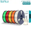 PETG Filament 1,75mm 5kg Ordentlich gewickelt Hohe Zähigkeit – Farbe 5KG CL Mix Colors 5