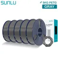 PETG Filament 1,75mm 5kg Ordentlich gewickelt Hohe Zähigkeit – Farbe 5KG Gray