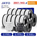 PETG Filament 1,75mm Hochgeschwindigkeits-Matt-PETG 20 Rollen – Farbe HS PETG-10WT10GY