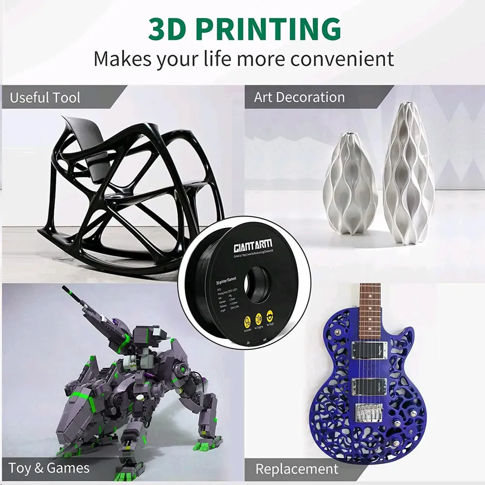 PETG Filament 1 kg 1,75 mm zäh glänzend