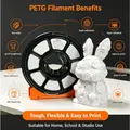 PETG Filament 1 kg Maßgenauigkeit +/-0,02 mm weiß – 4