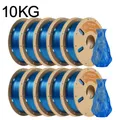 PETG Filament 10 kg hohe Festigkeit geringe Verformung – Farbe Clear Blue 10kg
