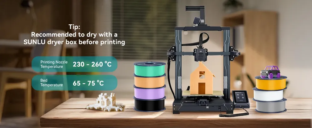 PETG Filament 10 kg Nachfüllpackung 10 Rollen