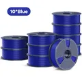 PETG Filament 10 kg Nachfüllpackung 10 Rollen – Farbe PETG 10 roll Blue