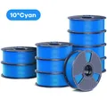 PETG Filament 10 kg Nachfüllpackung 10 Rollen – Farbe PETG 10 roll Cyan