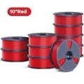PETG Filament 10 kg Nachfüllpackung 10 Rollen – Farbe PETG 10 roll Red