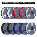 PETG Filament 10 kg Nachfüllpackung 10 Rollen – Farbe PETG 2B2W2R2Bu2T