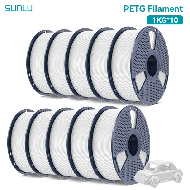PETG Filament 10 kg Schwarz Weiß Grau verwicklungsfrei