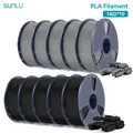 PETG Filament 10 kg Schwarz Weiß Grau verwicklungsfrei – Farbe PLA Black Gray