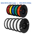 PETG Filament 10 kg verstopfungsfrei ungiftig – Farbe 5WT 5Mix