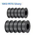 PETG Filament 10 kg verstopfungsfrei ungiftig – Farbe Silver