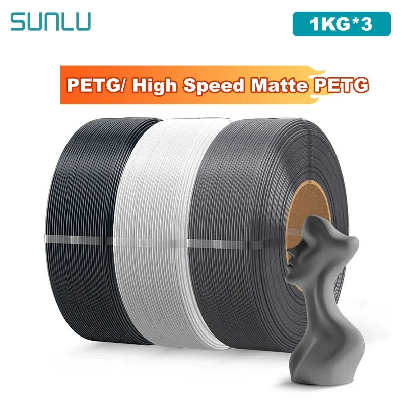 PETG Filament 3 kg Hochgeschwindigkeits-Matt 1 kg ohne Tablet