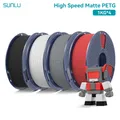 PETG Filament 4 kg Hochgeschwindigkeits-Matt für 3D-Drucker – Farbe BK WT GY RD