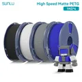 PETG Filament 4 kg Hochgeschwindigkeits-Matt für 3D-Drucker – Farbe BK WT GY BL