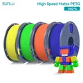 PETG Filament 4 kg Hochgeschwindigkeits-Matt für 3D-Drucker – Farbe YL GN OR BL