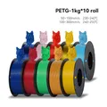 PETG Filament 5 kg hohe Zähigkeit ordentlich gewickelt – Farbe 10kg MIx color