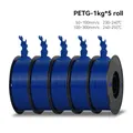 PETG Filament 5 kg hohe Zähigkeit ordentlich gewickelt – Farbe 5kg Blue PETG