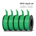 PETG Filament 5 kg hohe Zähigkeit ordentlich gewickelt – Farbe 5kg Green PETG