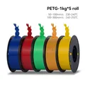 PETG Filament 5 kg hohe Zähigkeit ordentlich gewickelt – Farbe 5kg Mix Color A