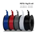 PETG Filament 5 kg hohe Zähigkeit ordentlich gewickelt – Farbe 5kg Mix Color B