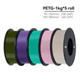 PETG Filament 5 kg hohe Zähigkeit ordentlich gewickelt – Farbe 5kg Mix Color E