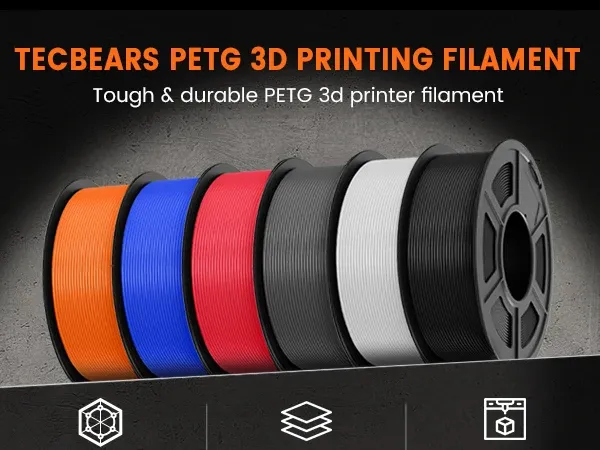 PETG Filament 5 kg Mehrfarben-Set für 3D-Drucker